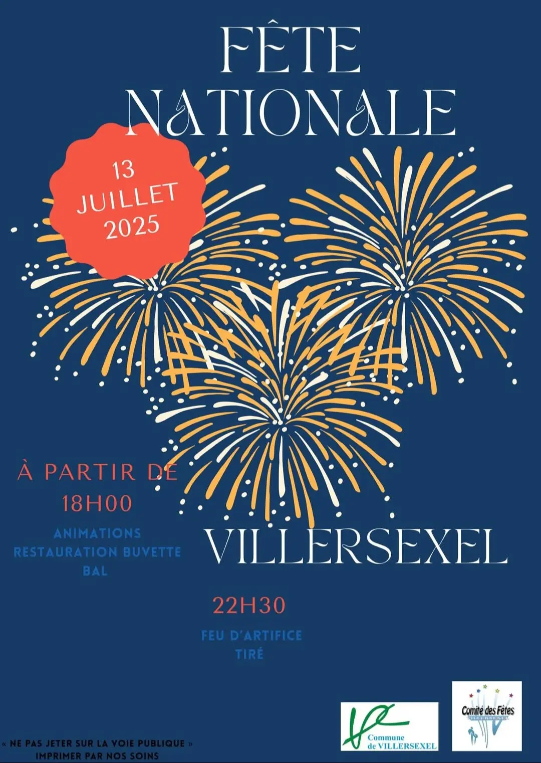 fête nationale 13 juillet VILLERSEXEL