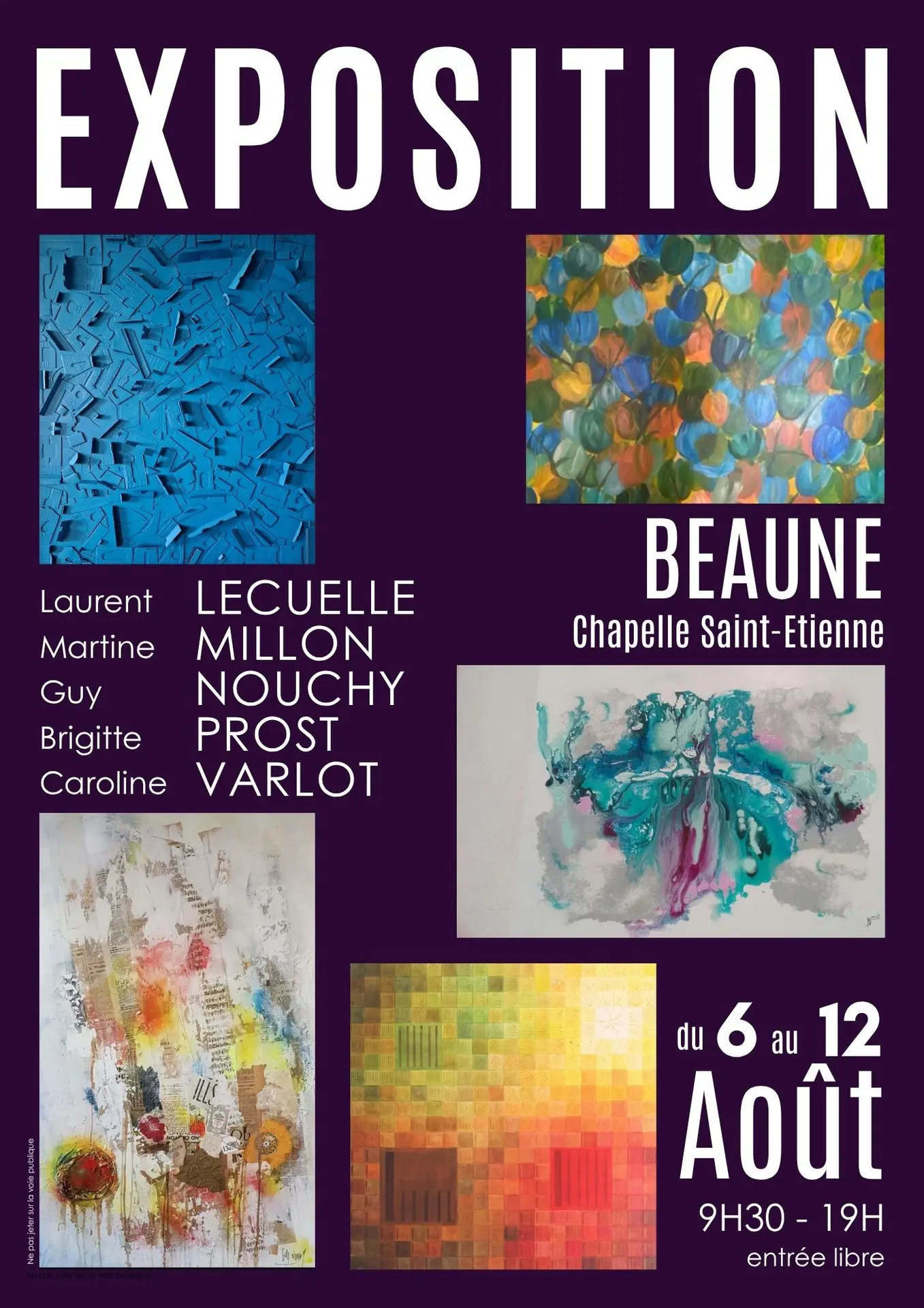 Affiche Exposition 2026 (recto)
