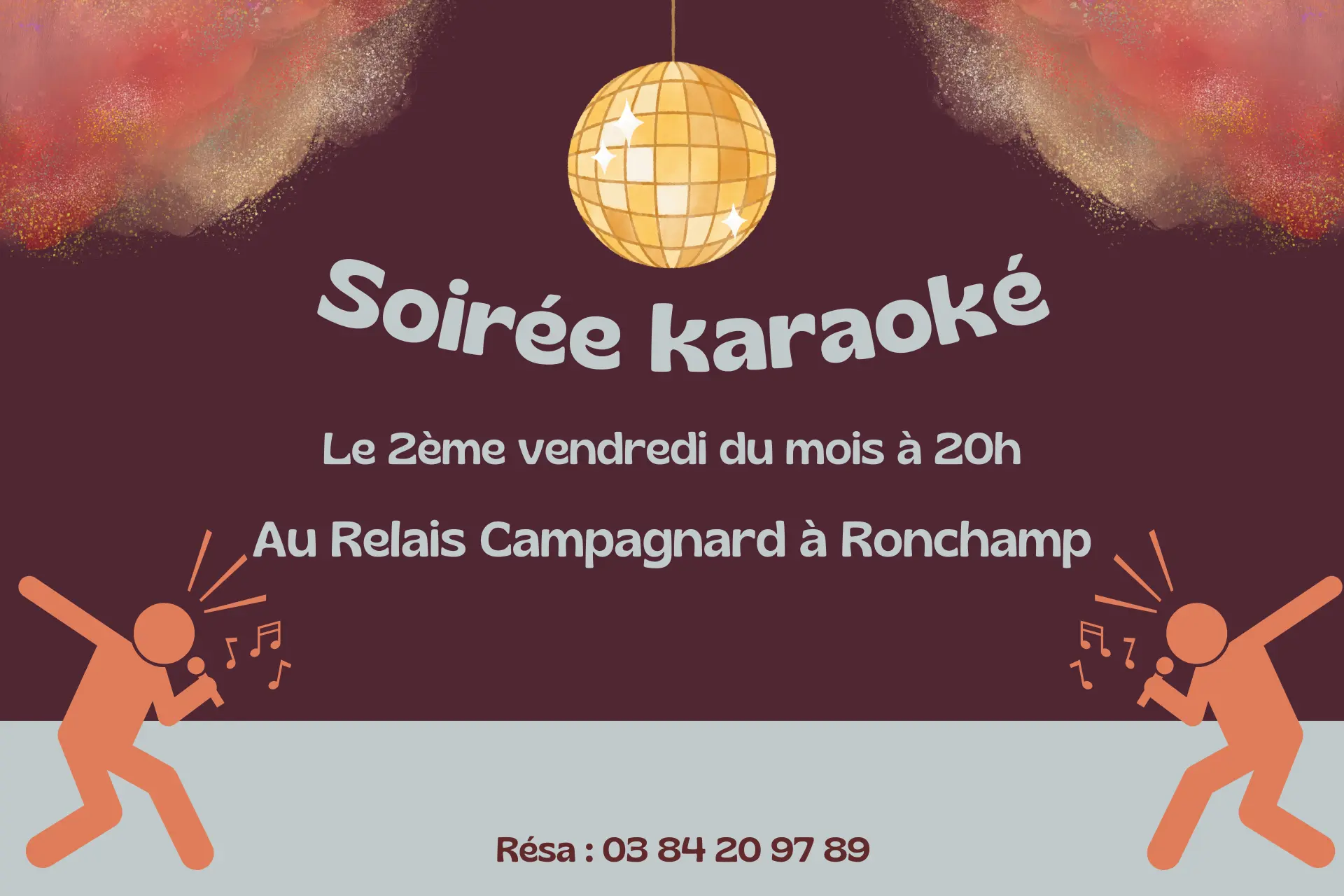 aout septembre octobre 2024 - karaoké relais campagnard