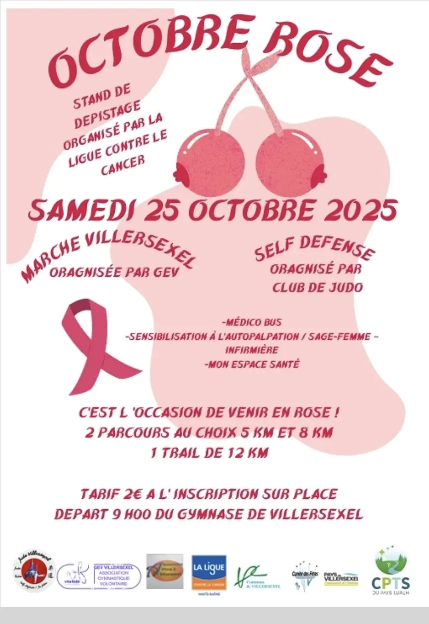 octobre rose VILLERSEXEL 25 octobre