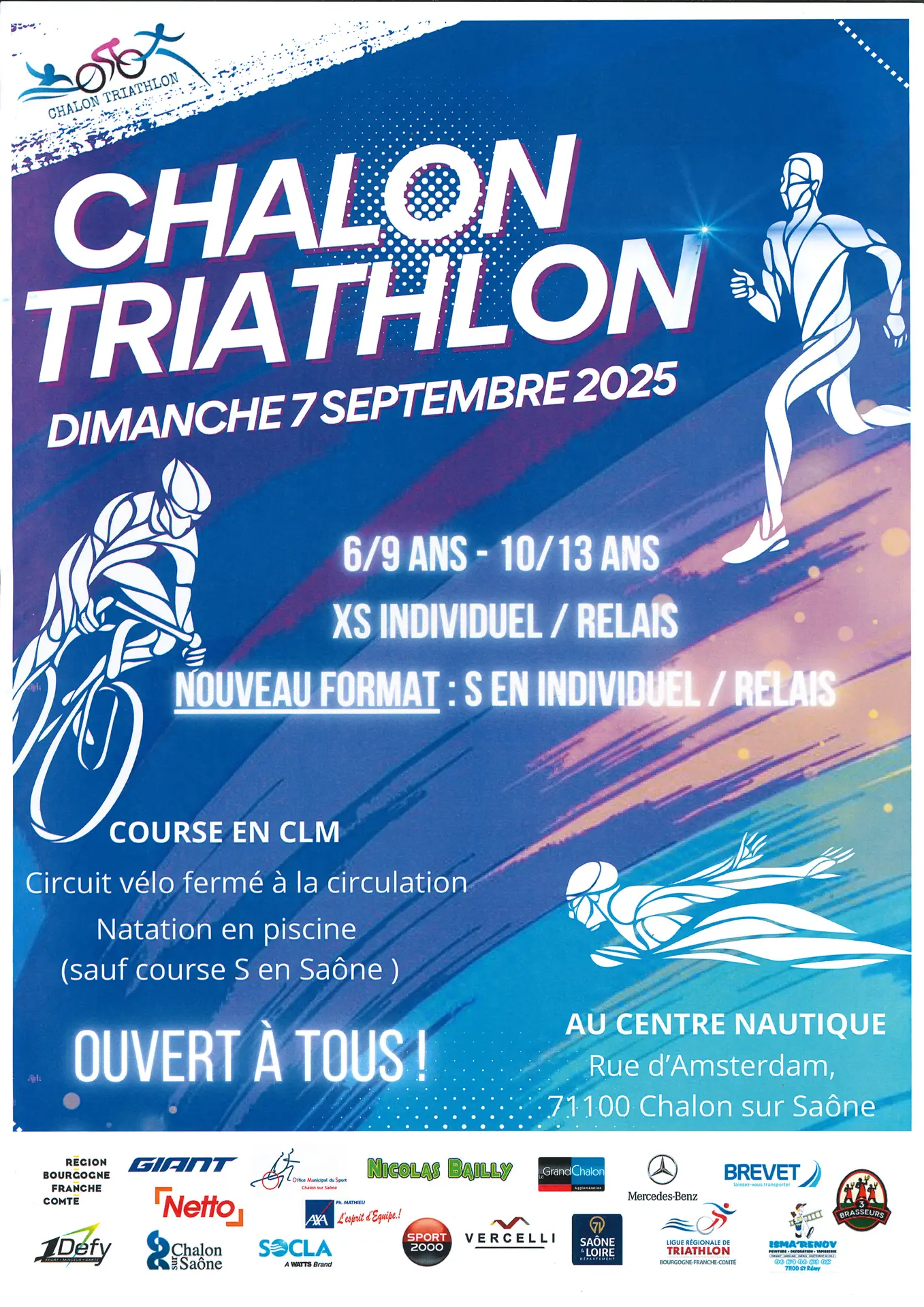 Affiche Triathlon