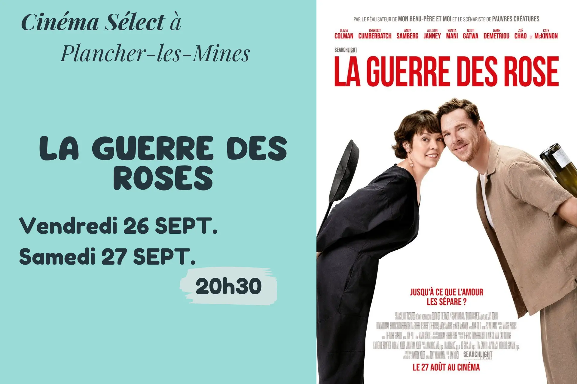 septembre octobre 2025 - la guerre des roses