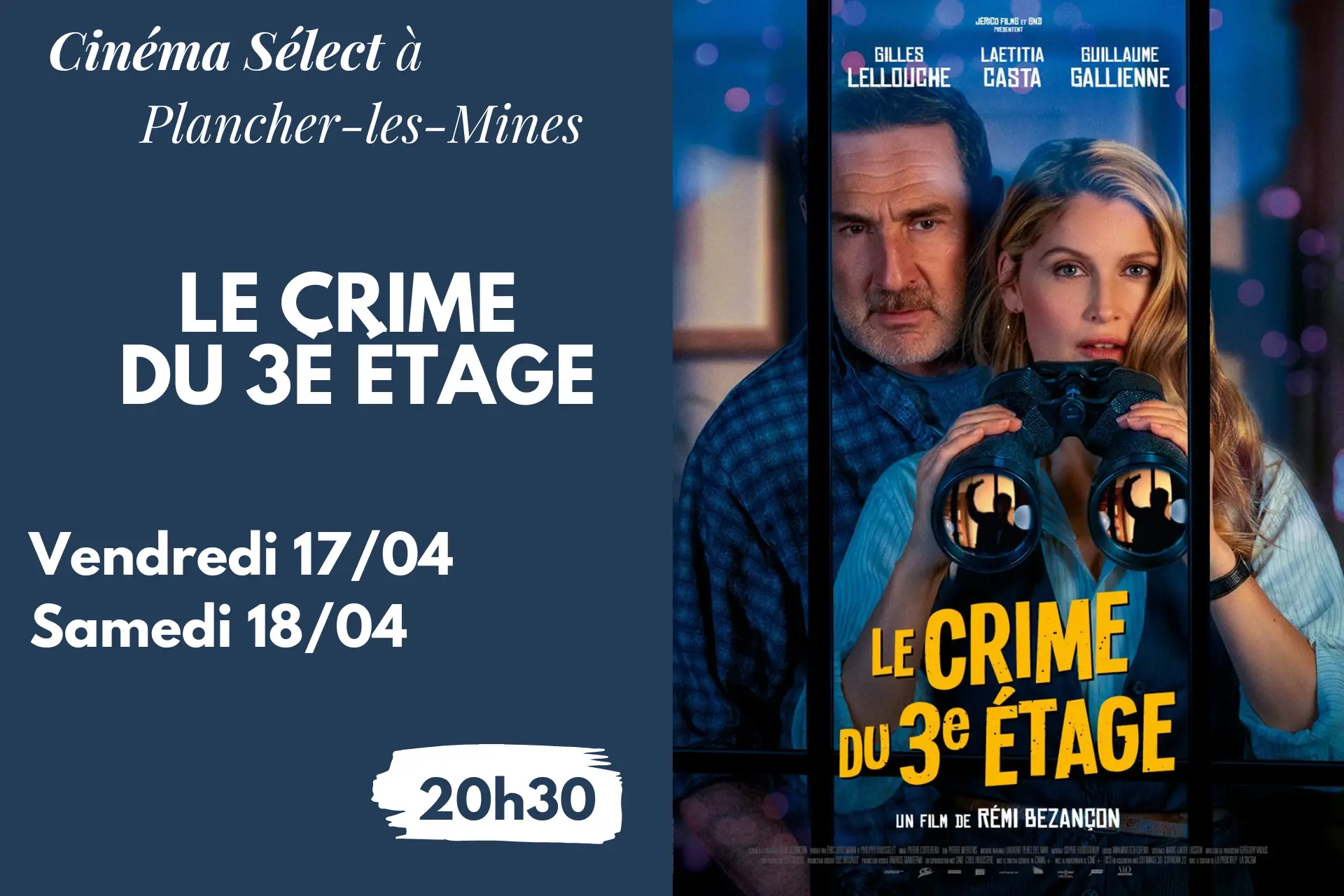 Mars avril 2026 - le crime du 3è étage