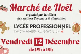 marché noel lycee champs