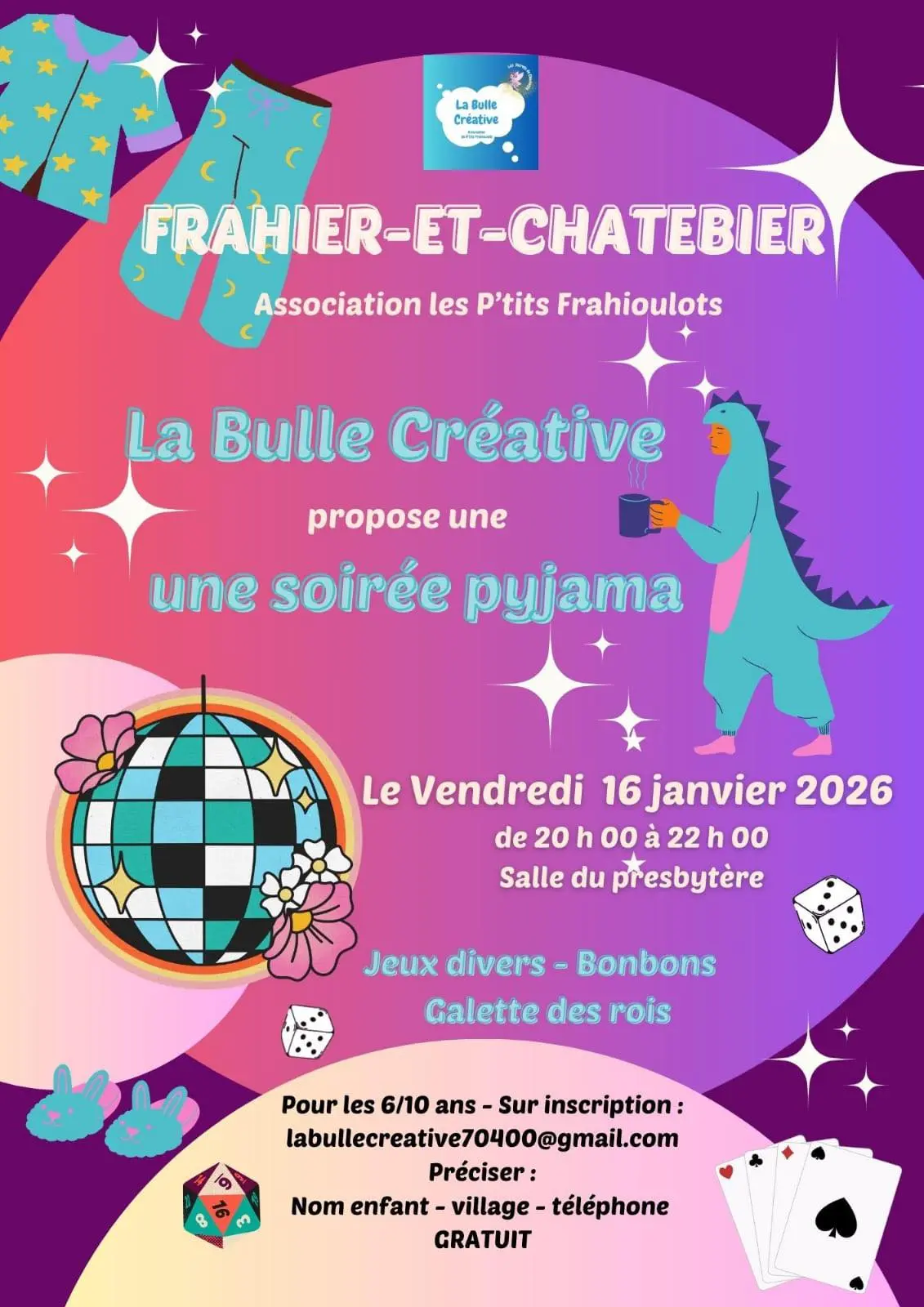 soirée pyjama frahier