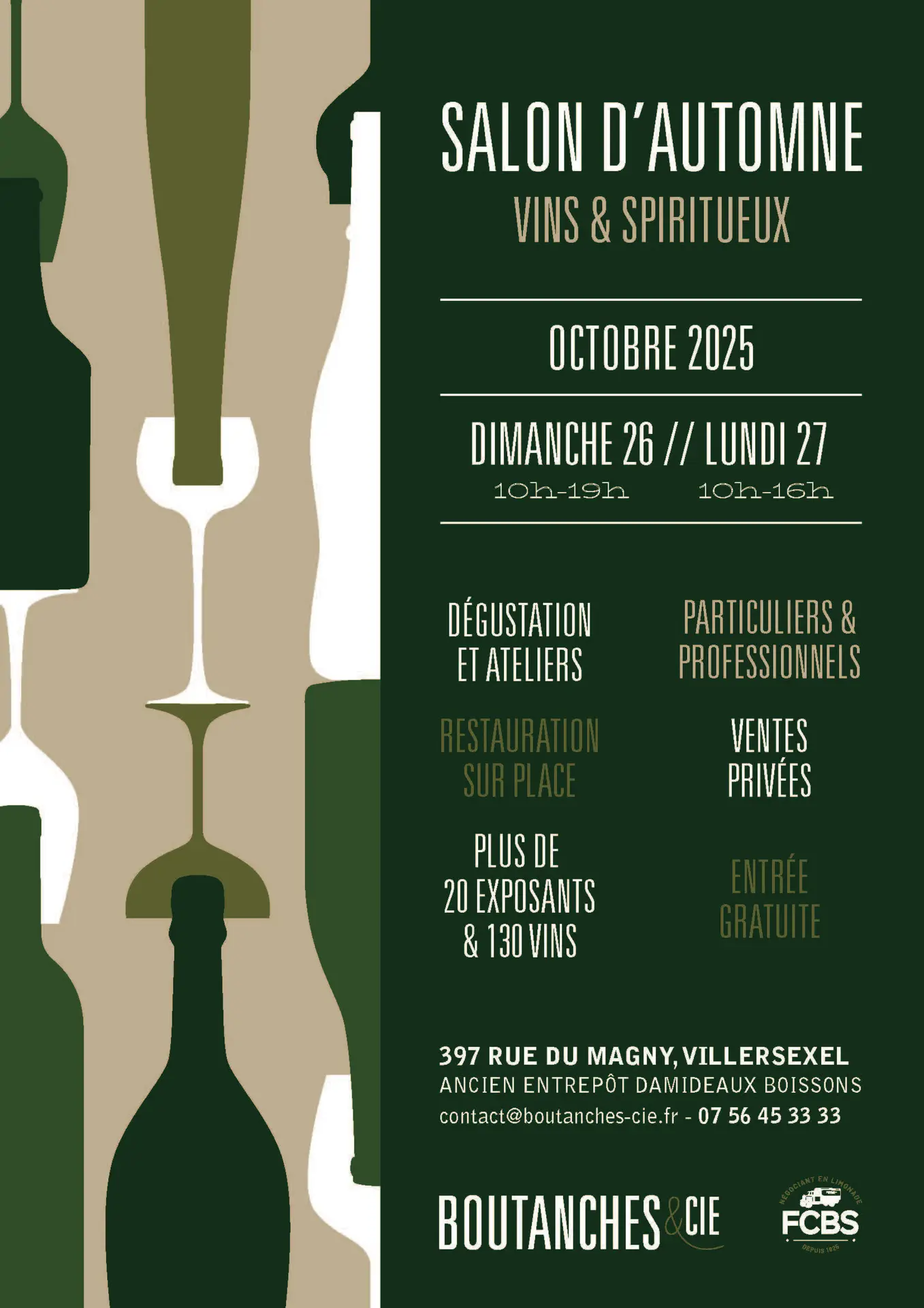 salon du vin 26 27 octobre VILLERSEXEL BOUTANCHES