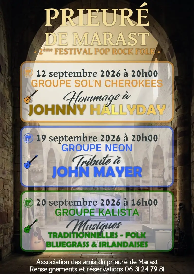prieuré de marast festival 12 19 et 20 septembre
