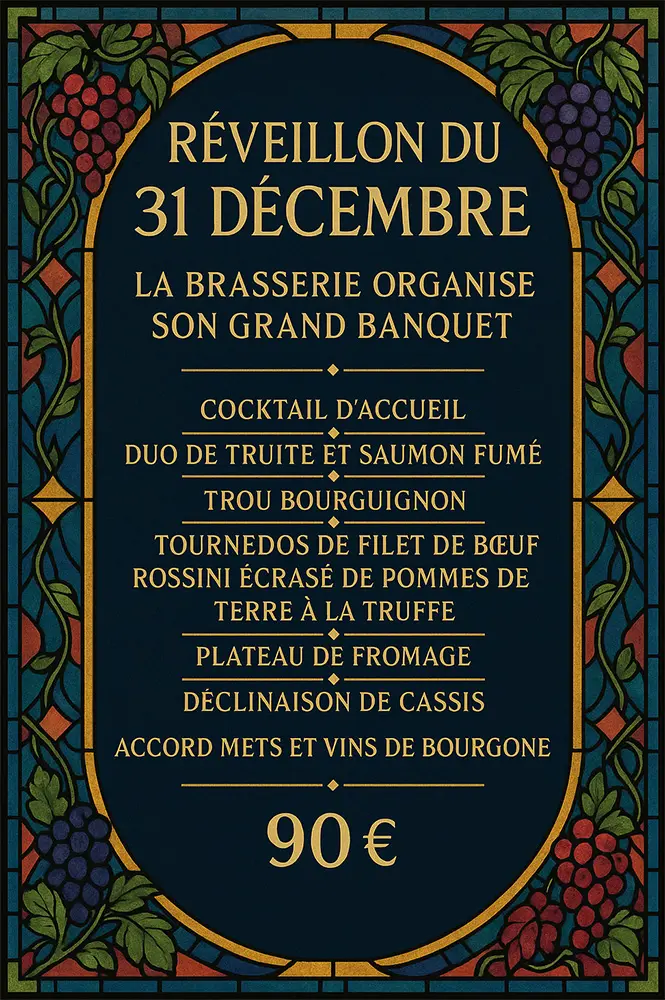 réveillon 31 décembre