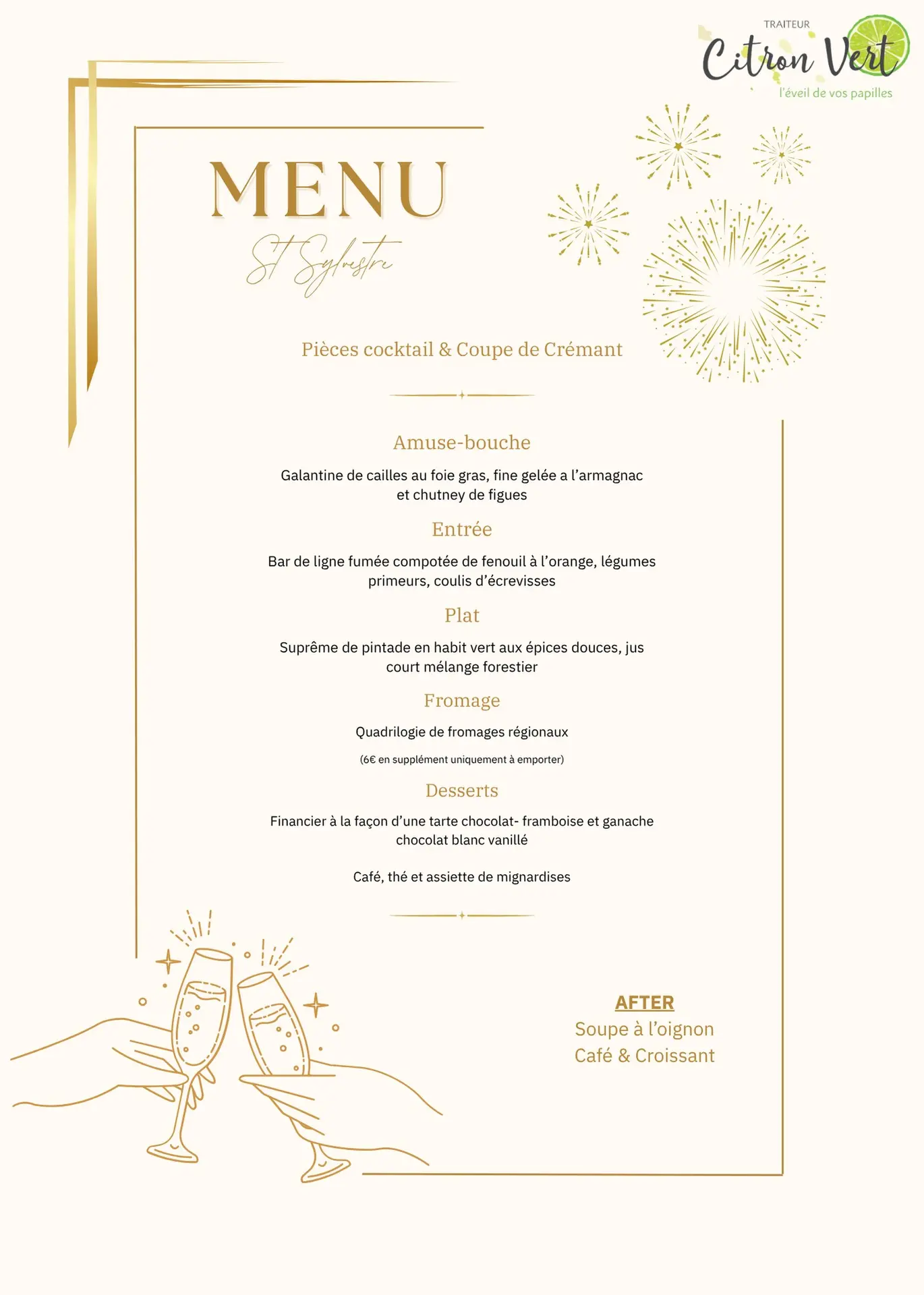 réveillon St Sylvestre