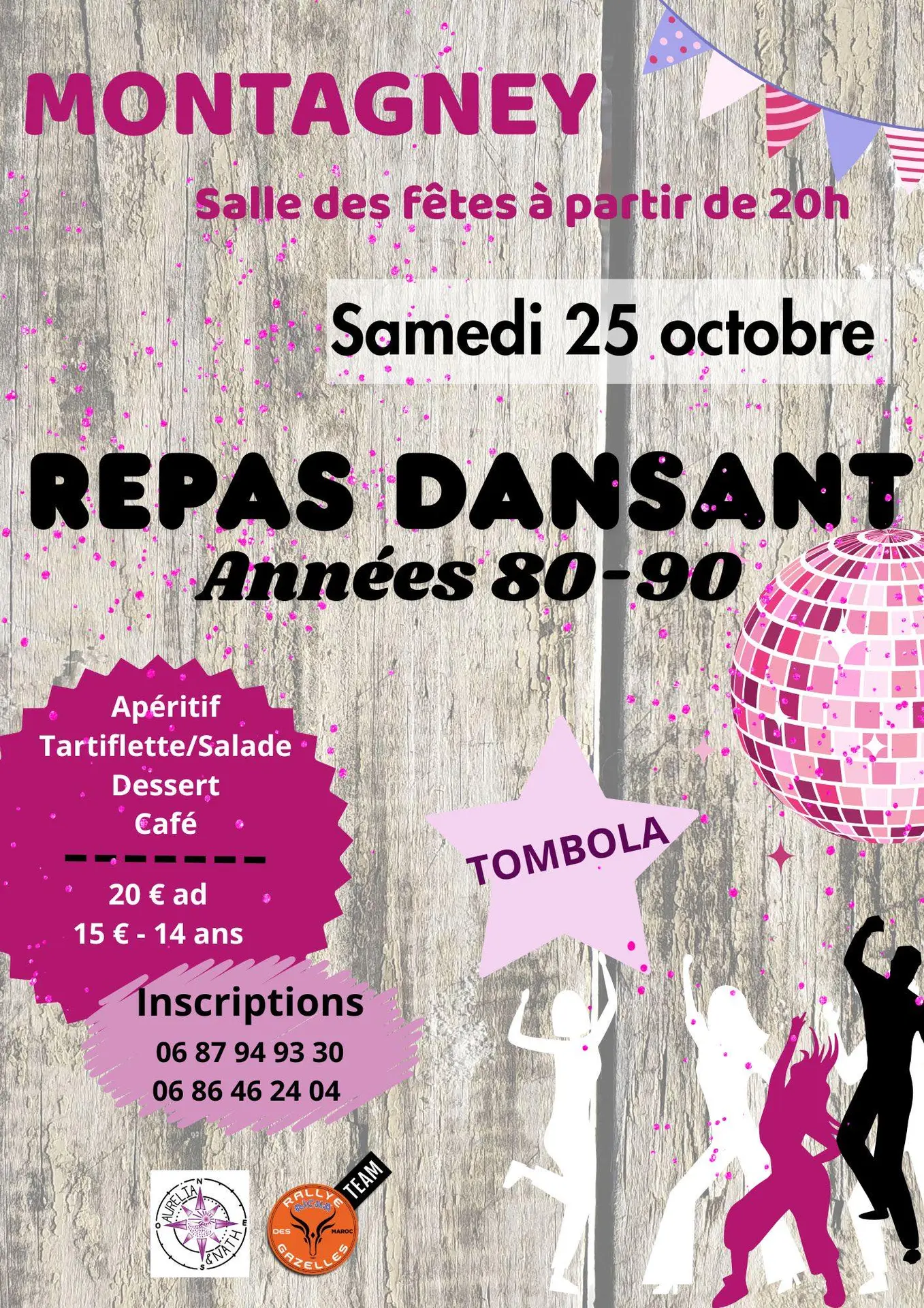 repas dansant Montagney