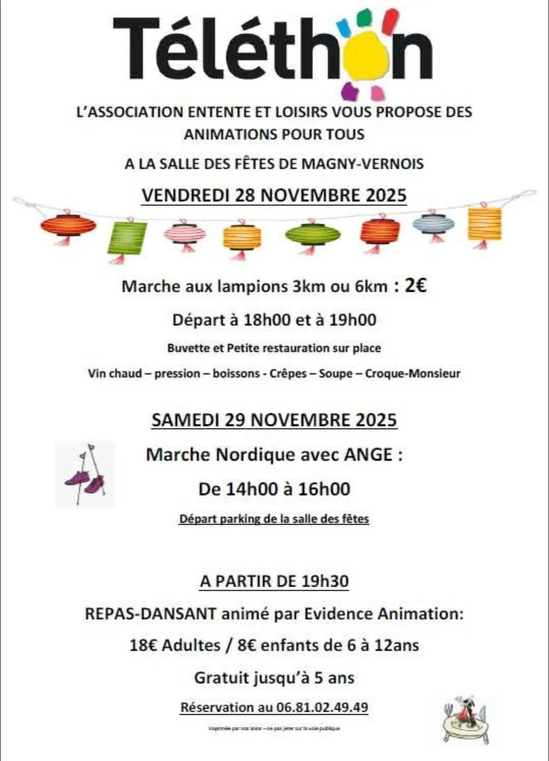 téléthon magny vernois