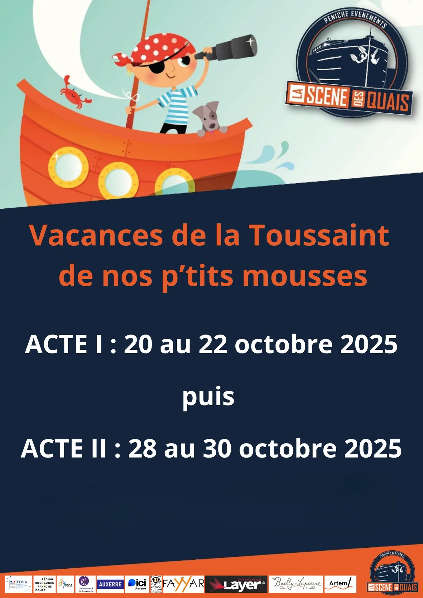 vacances affiche toussaint