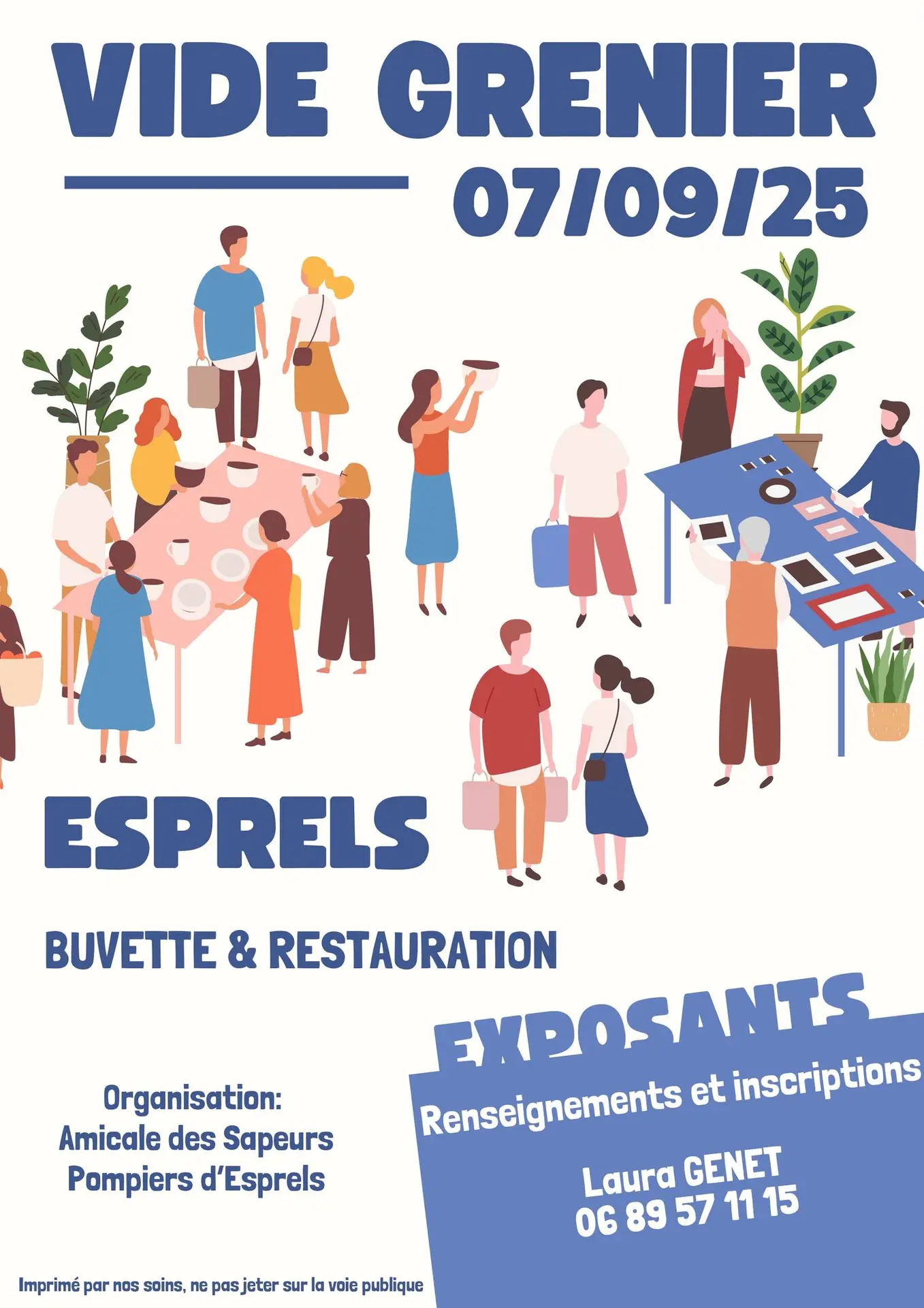 vide grenier esprels 7 septembre