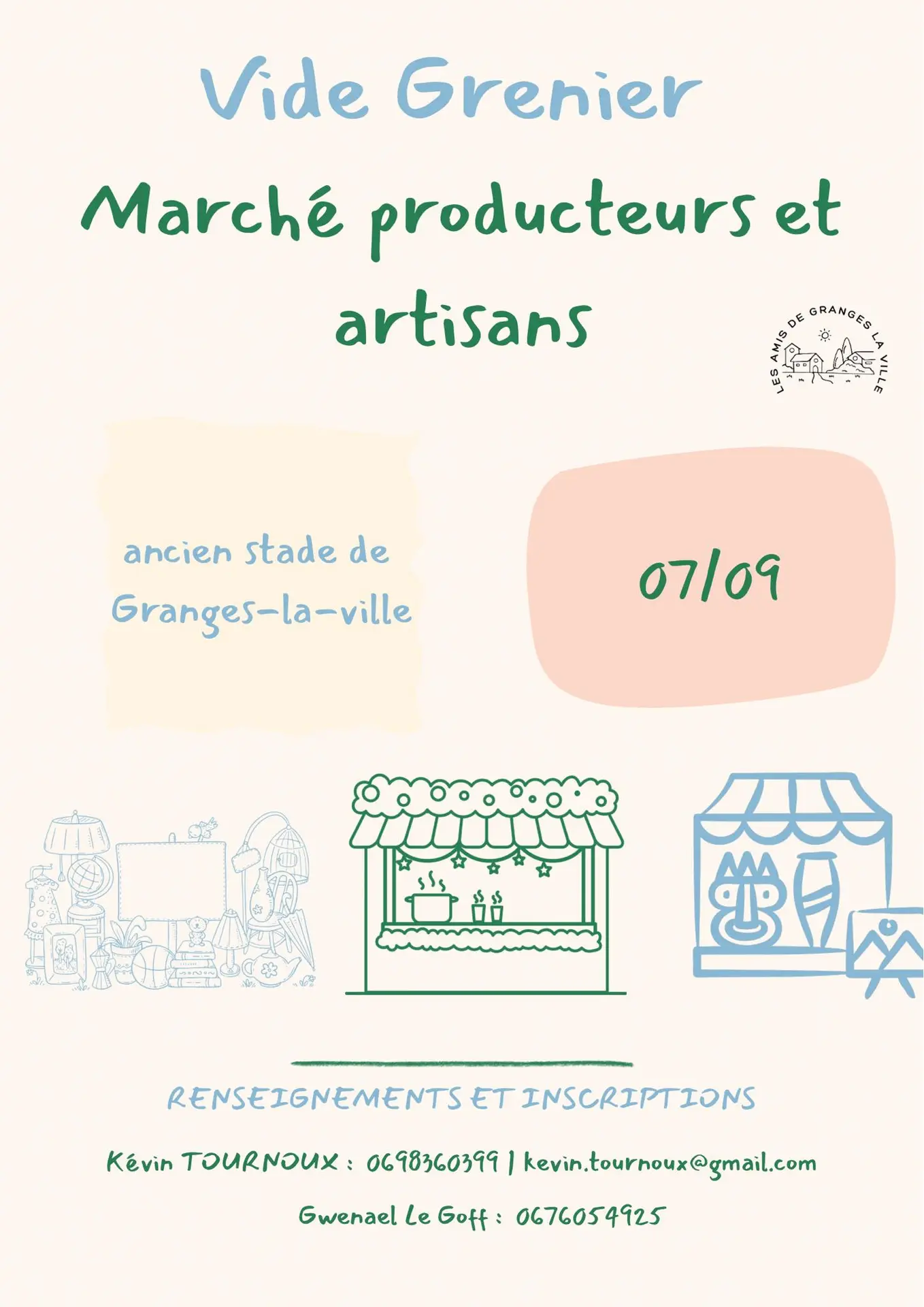 vide greniers GLV 07 septembre