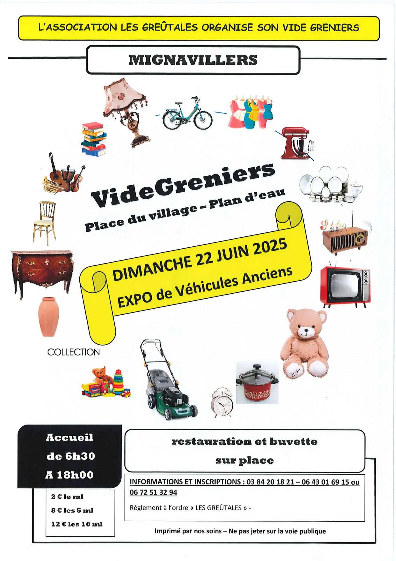 vide-greniers MIGNAVILLERS 22 juin