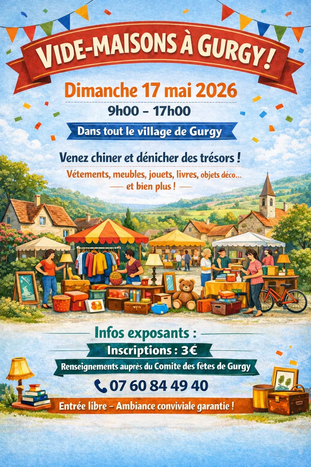 vide maisons 17 mai