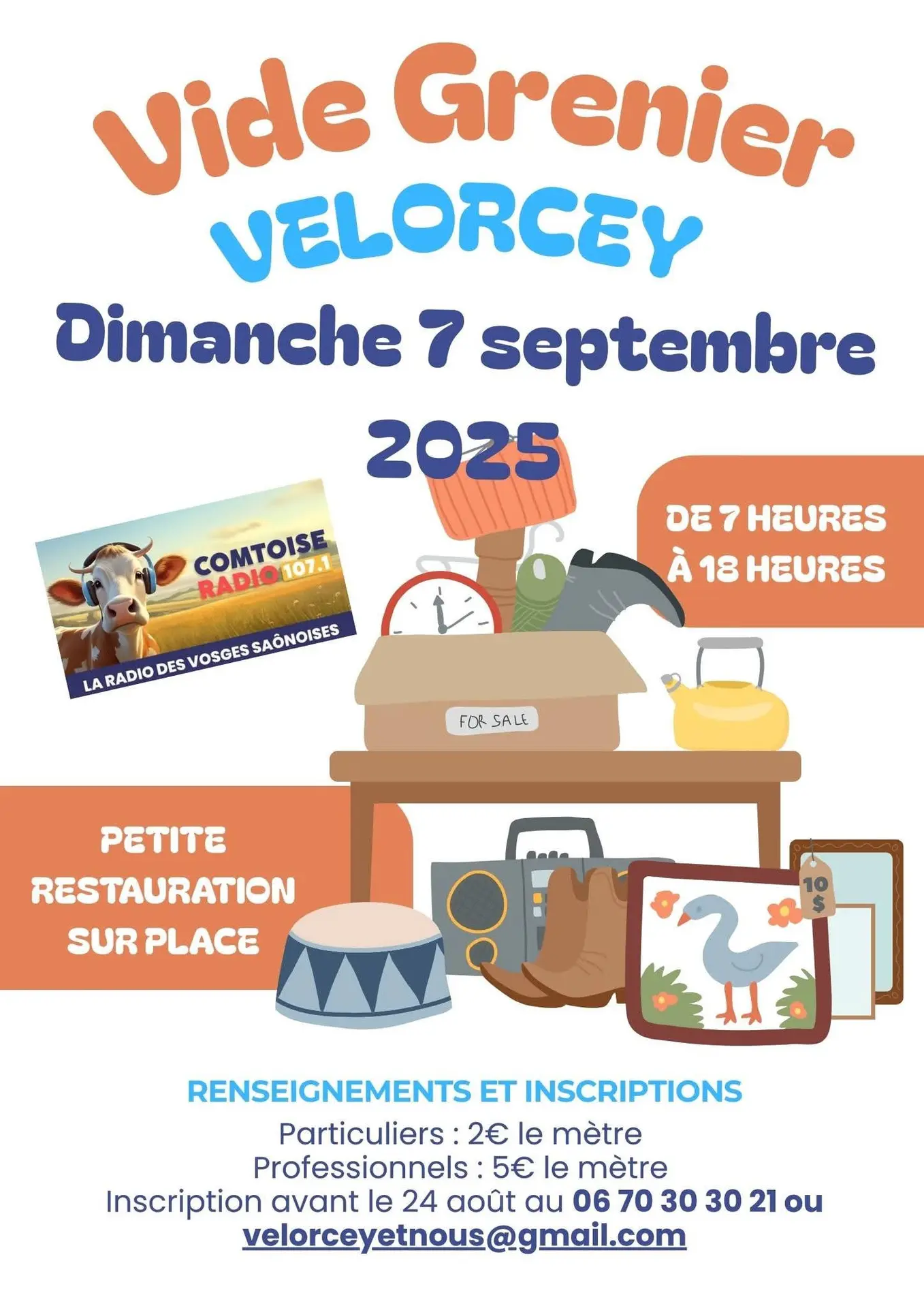 vide grenier velorcey