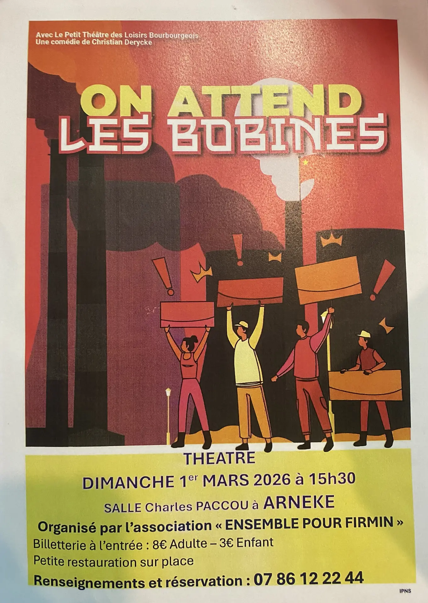 On attend les bobines