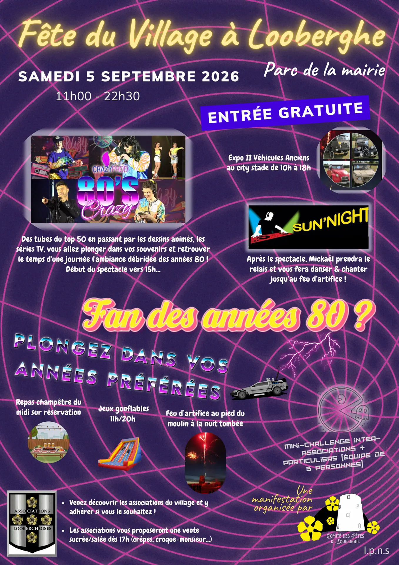 Copie de Flyer événement festival de musique moderne minimaliste bleu et blanc - 1