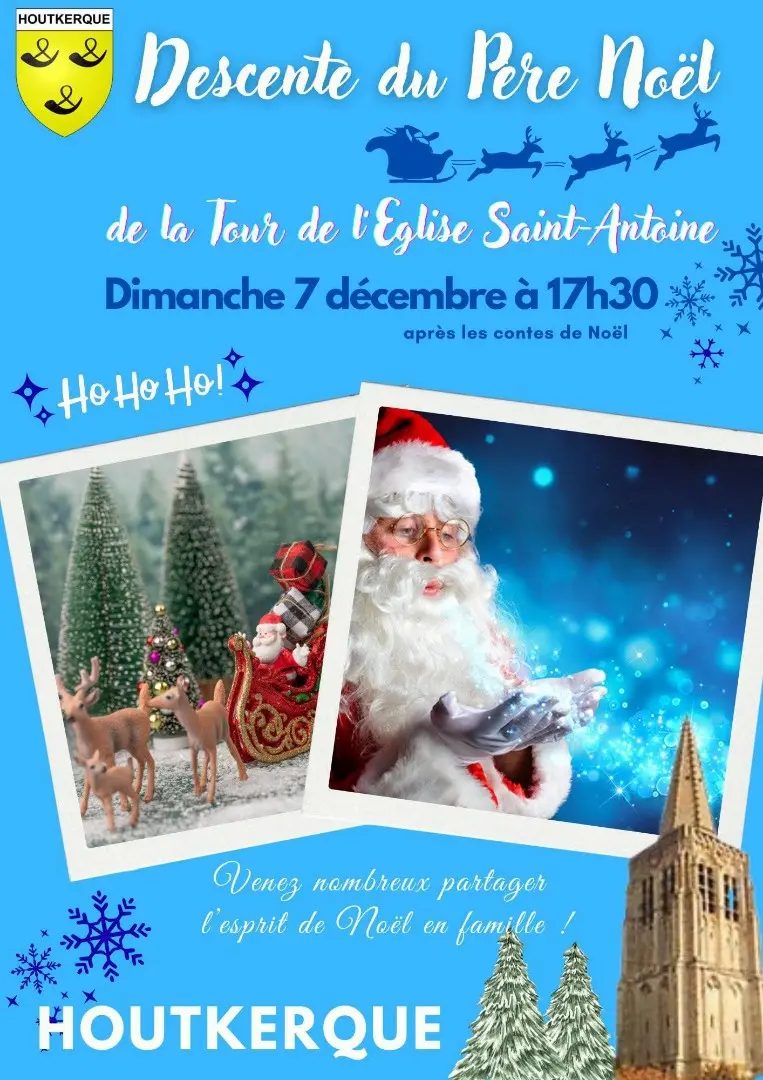 Affiche Houtkerque noël