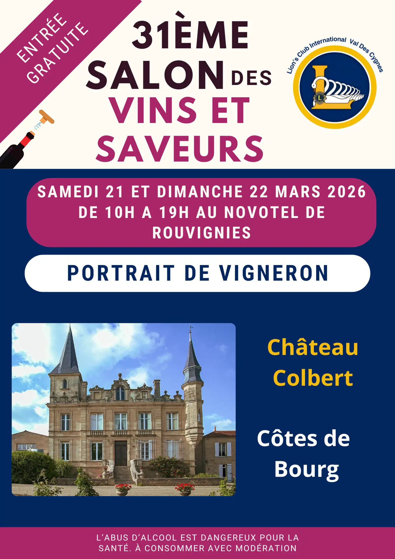 Affiche Salon des Vins 2026 - 13