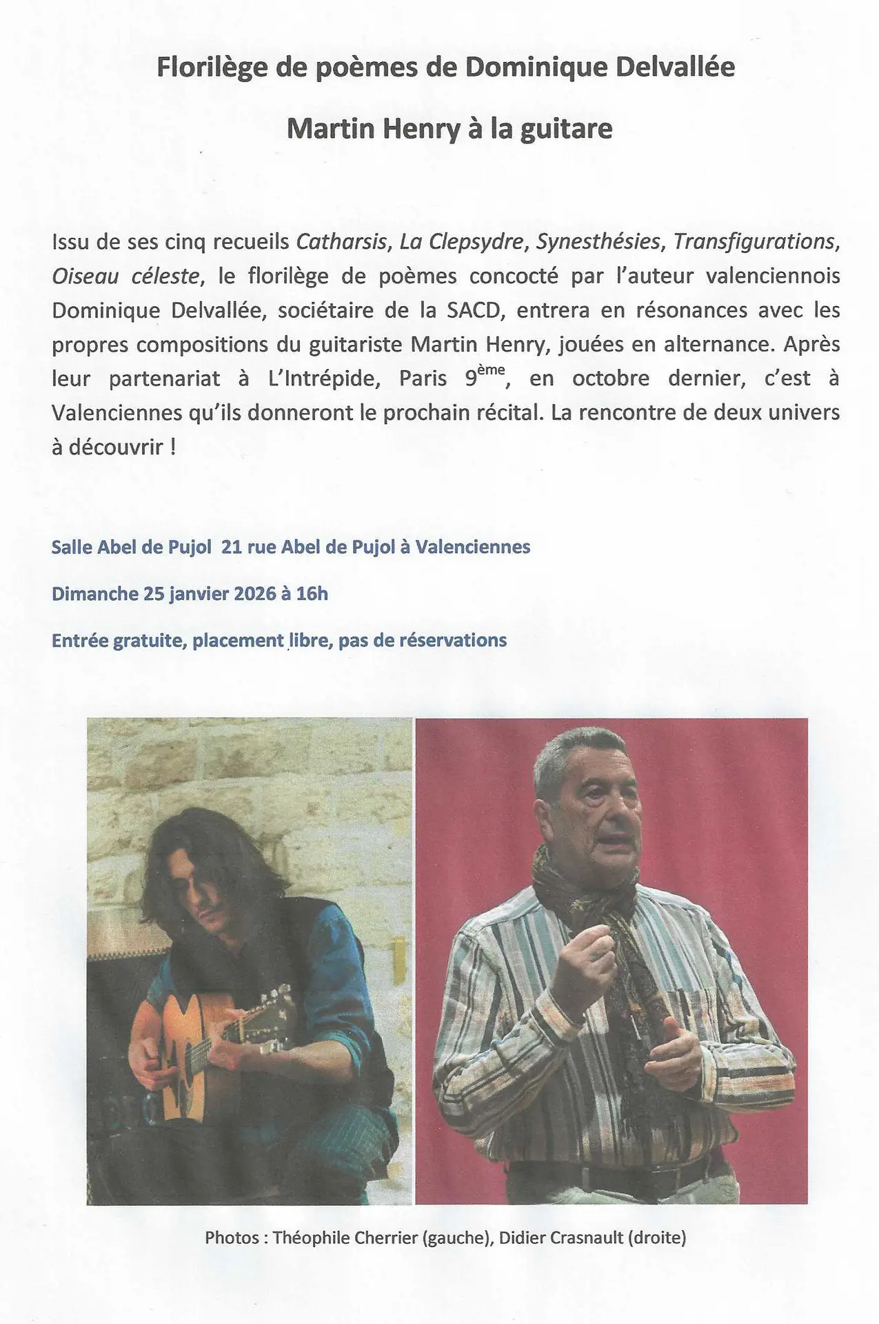 Florilège de poèmes