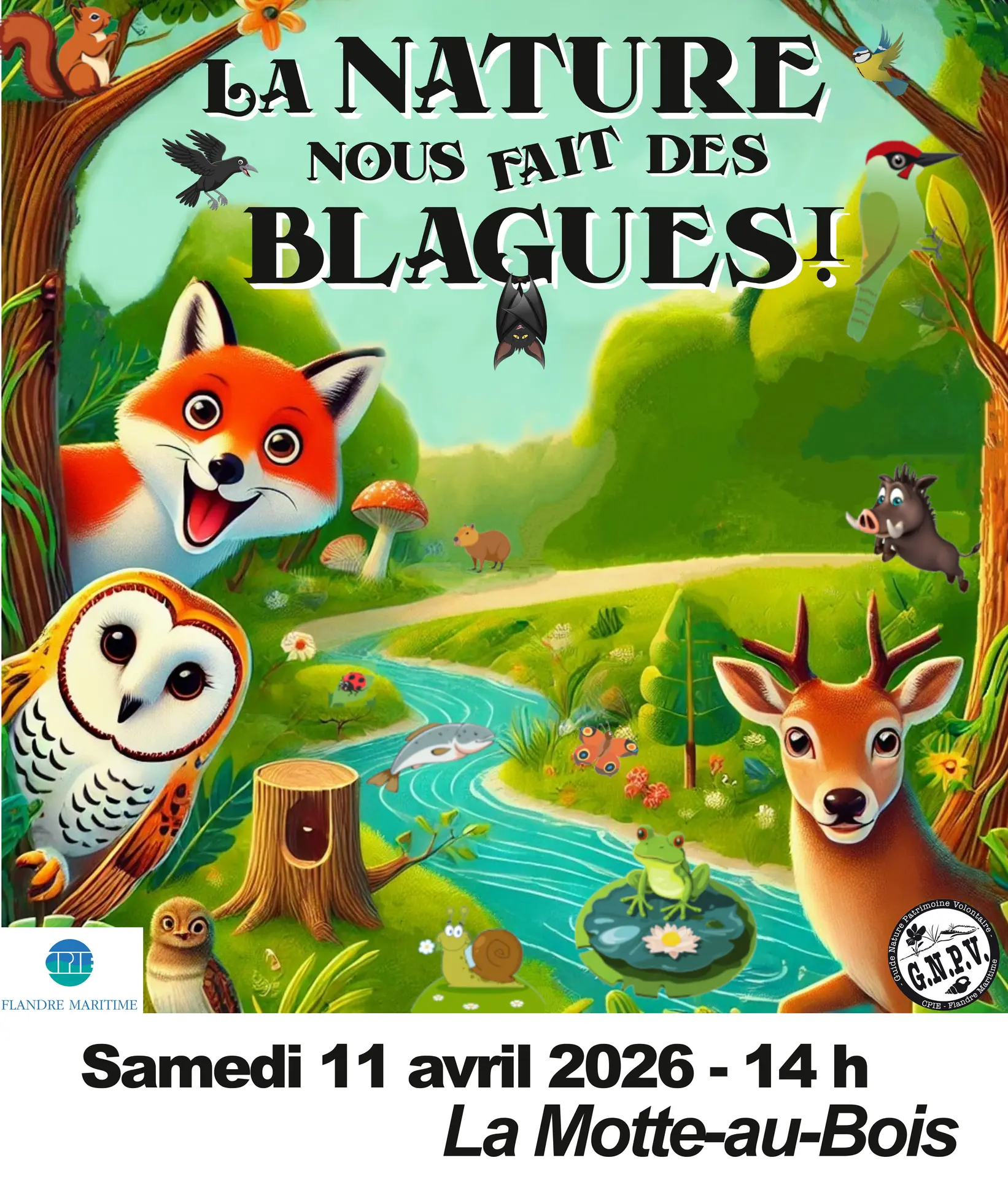 La nature nous fait des blagues - 11 avril 2026