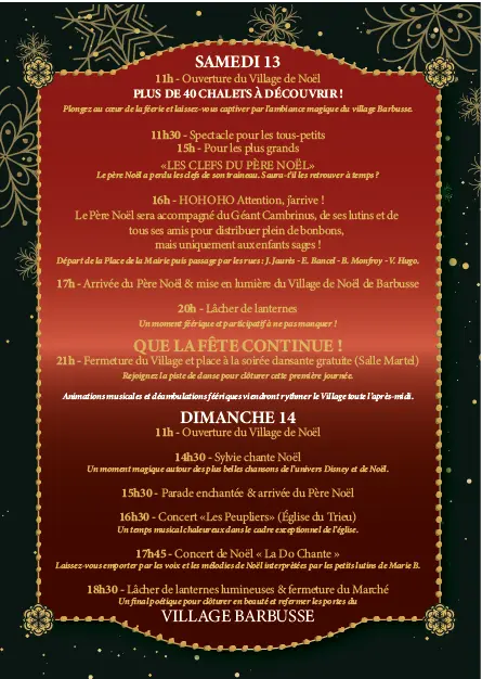 Programme MDN2025 Fresnes