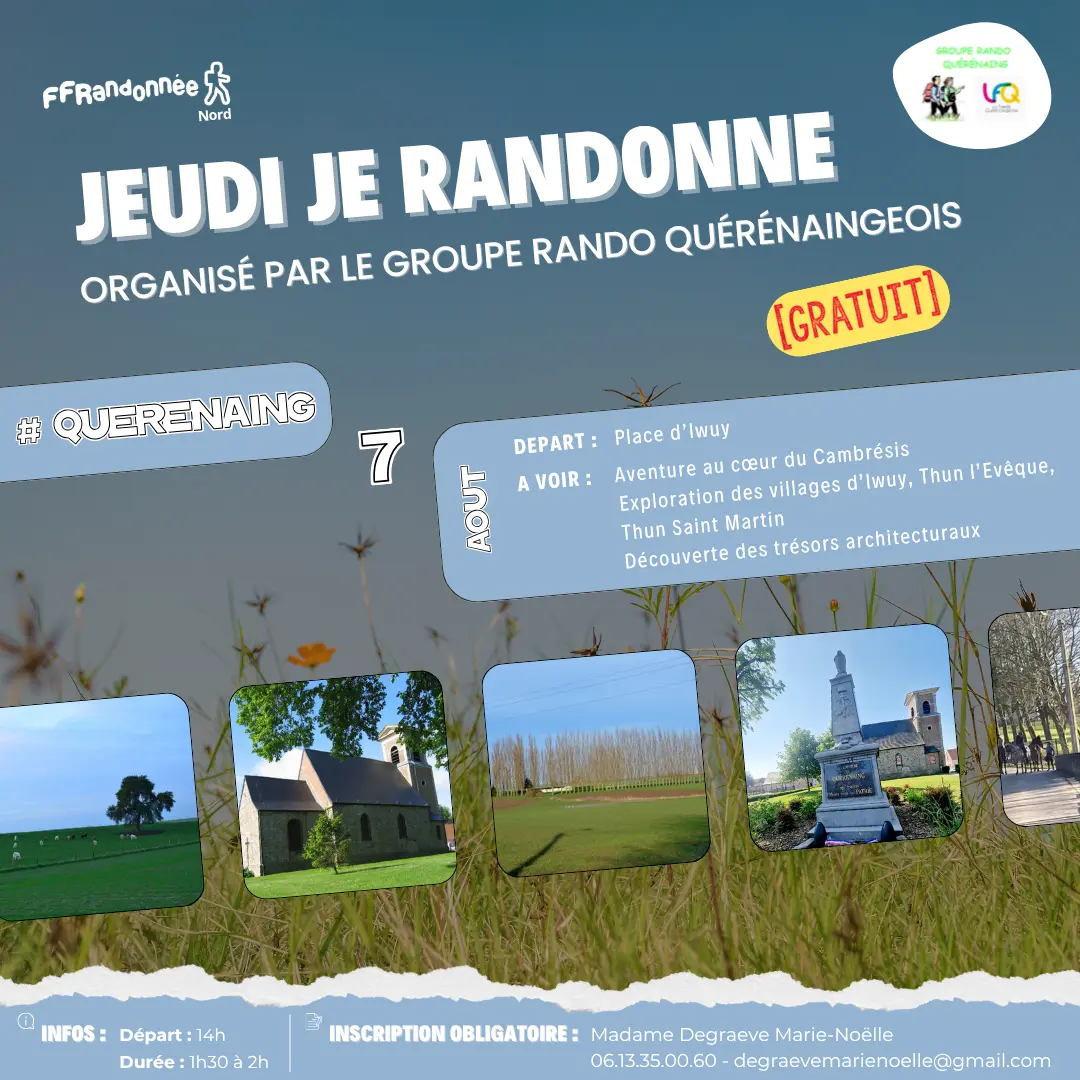 Jeudi Je Randonne - V1 Groupe rando Quérénaingeois