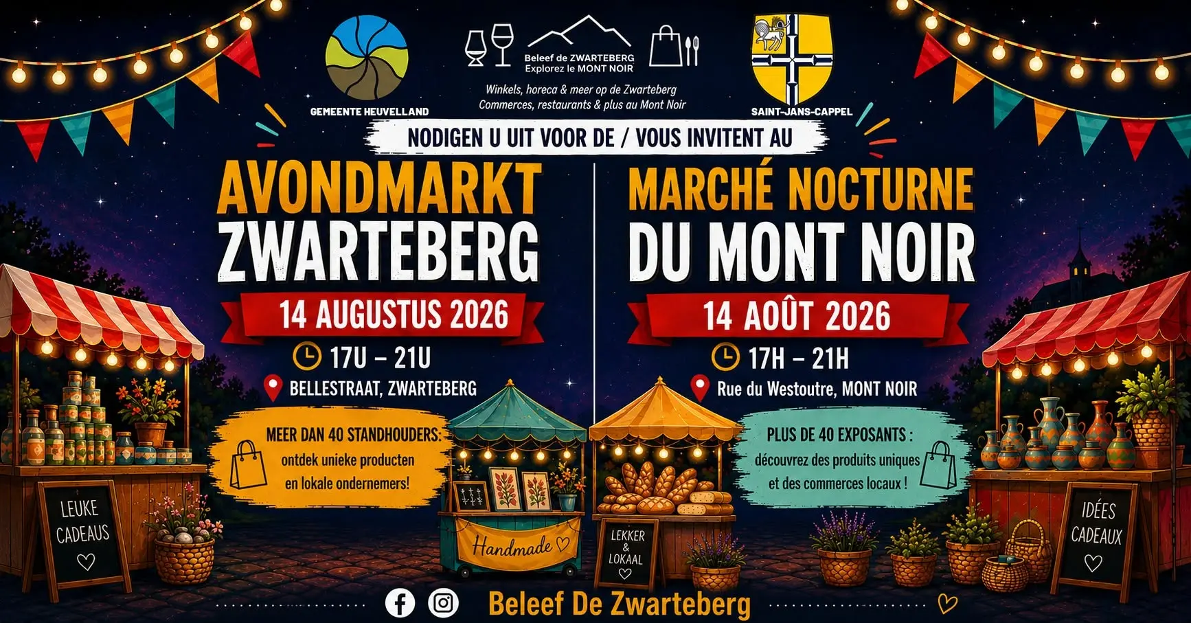 marché nocture mont noir