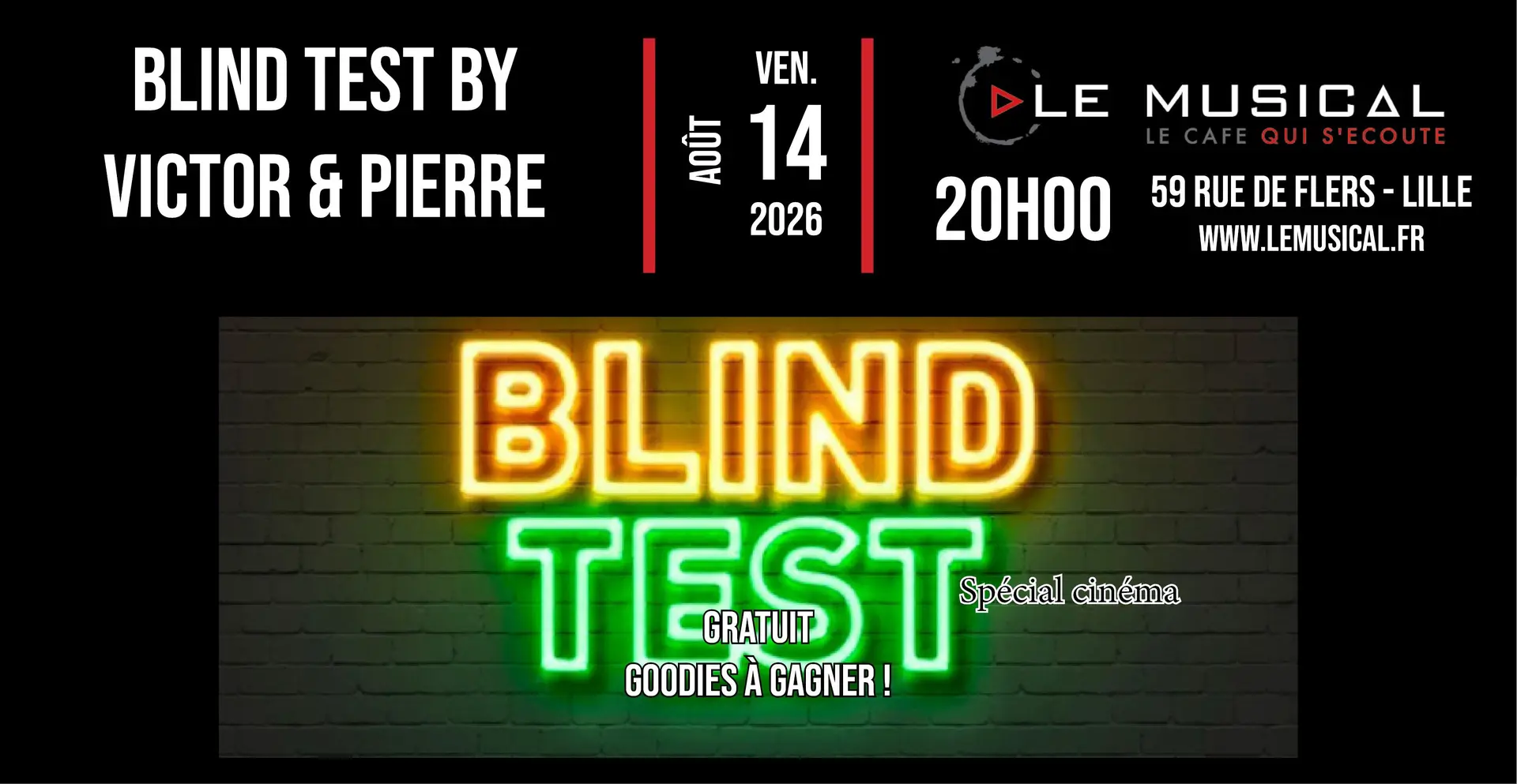 Blind test by Victor & Pierre: Spécial Cinéma_1