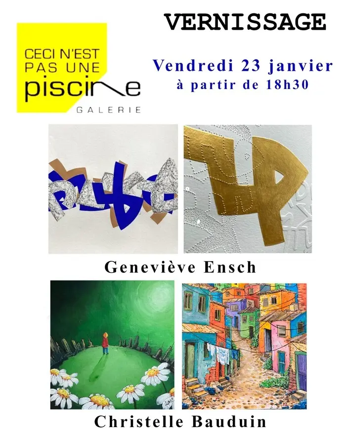 Vernissage Christelle Bauduin - Geneviève Ensch_1