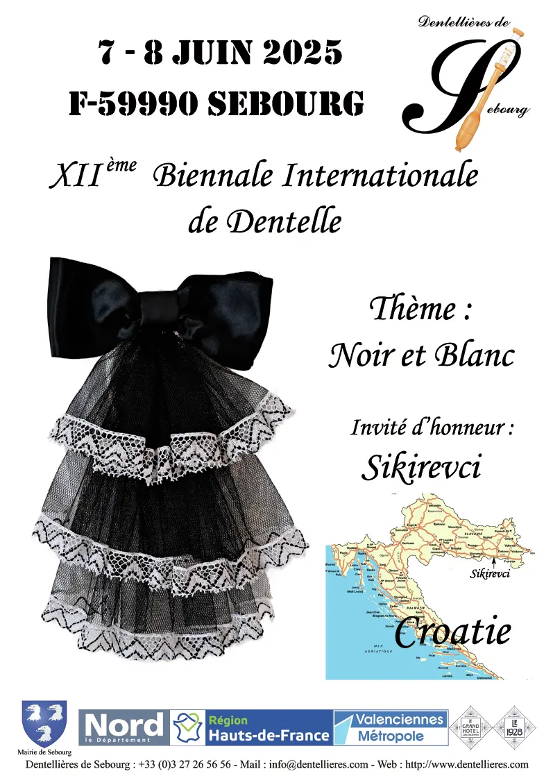 affiche Biennale dentelle Sebourg