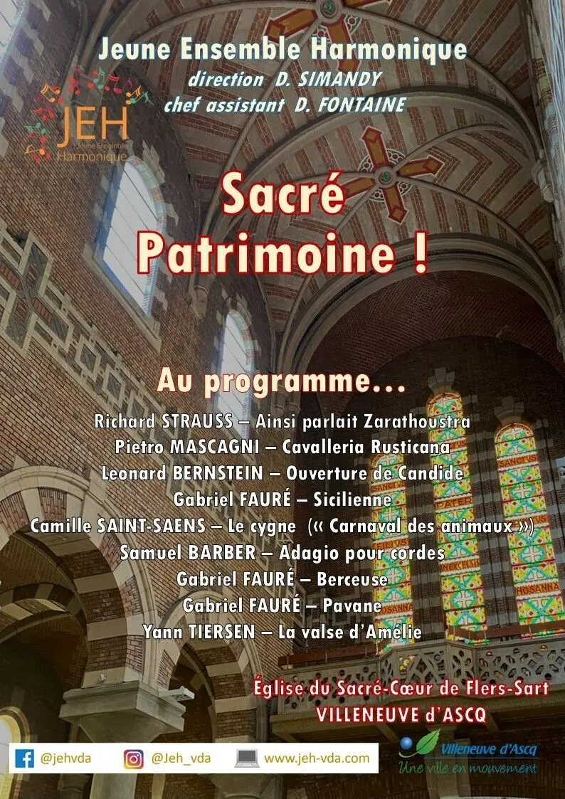 Concert du Jeune Ensemble Harmonique : Sacré Patrimoine!_1