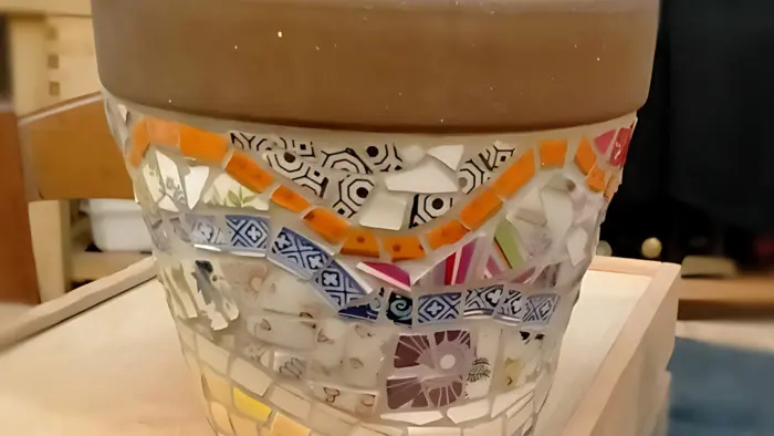 Cache-pot en mosaïque_1