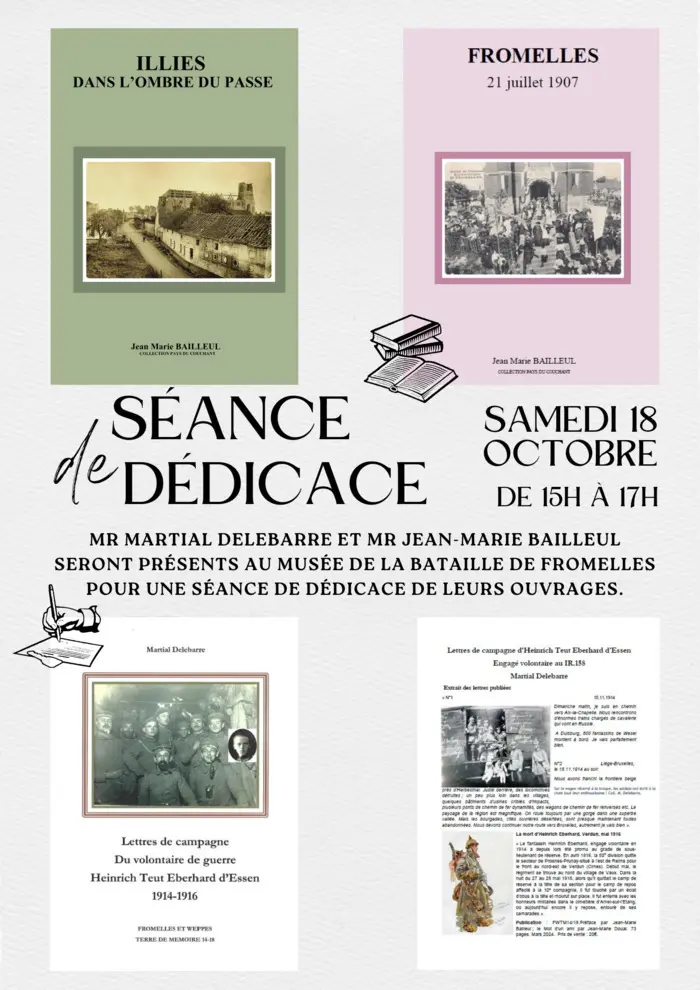 Séance de dédicace par Martial Delebarre et Jean-Marie Bailleul_1