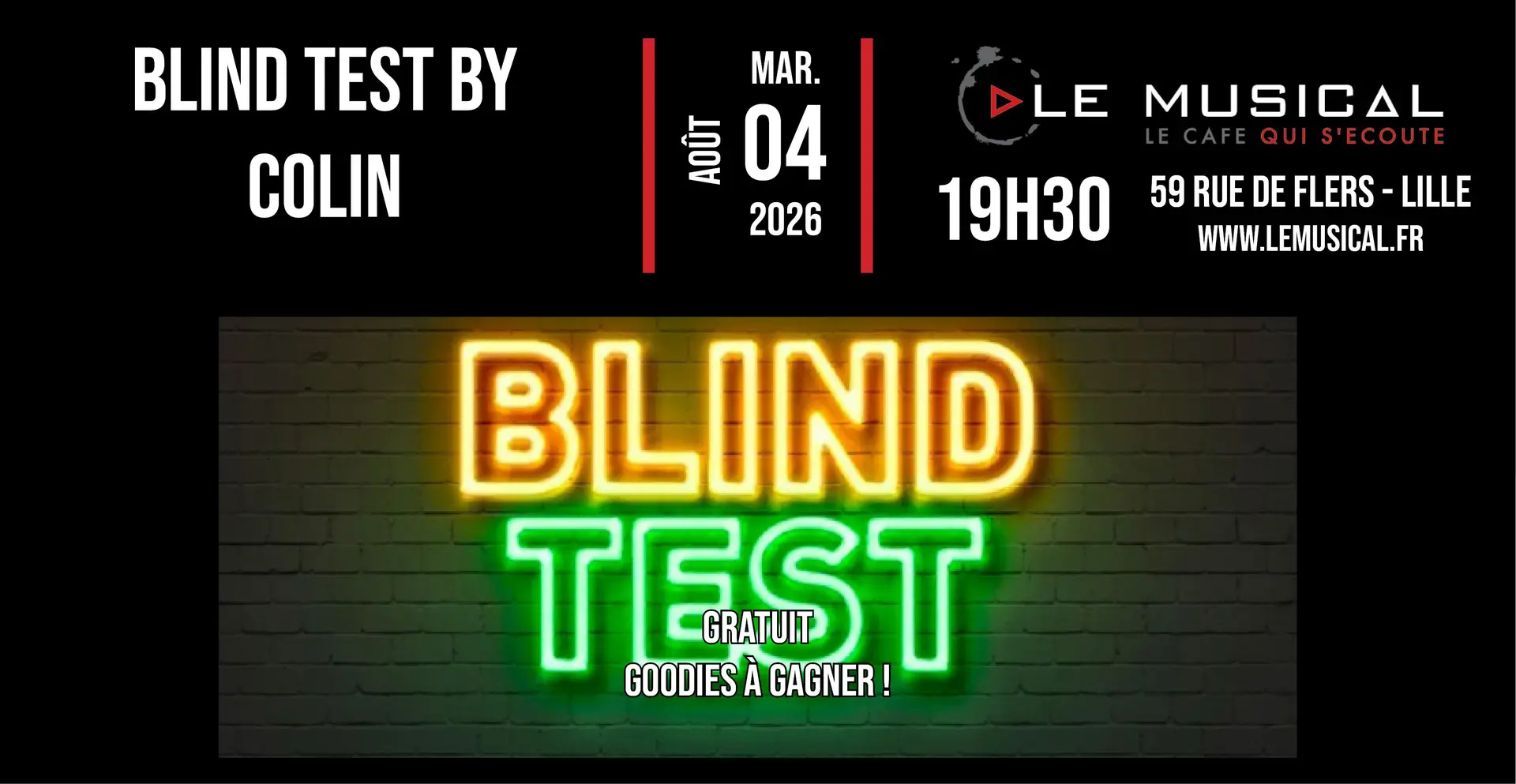 Blind test by Colin_1