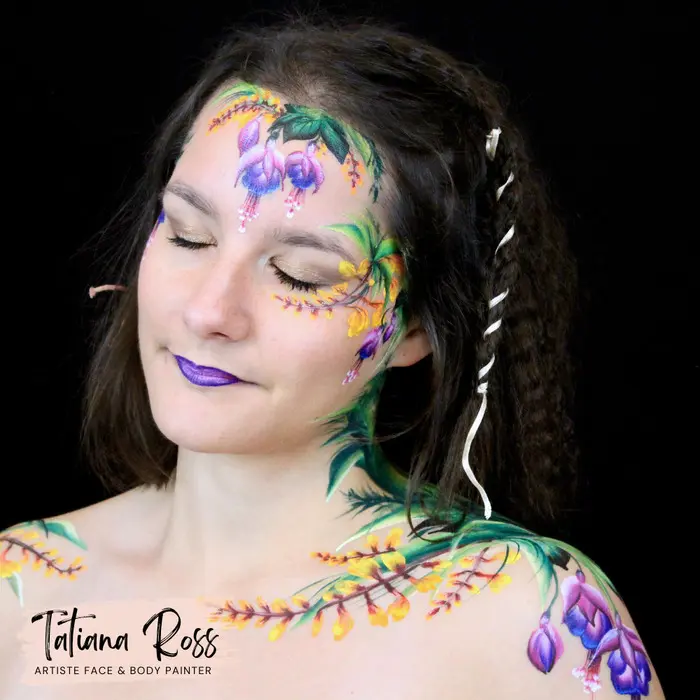 Encre végétale à Africa Mama + Art corporel au Jardin Tissé_1