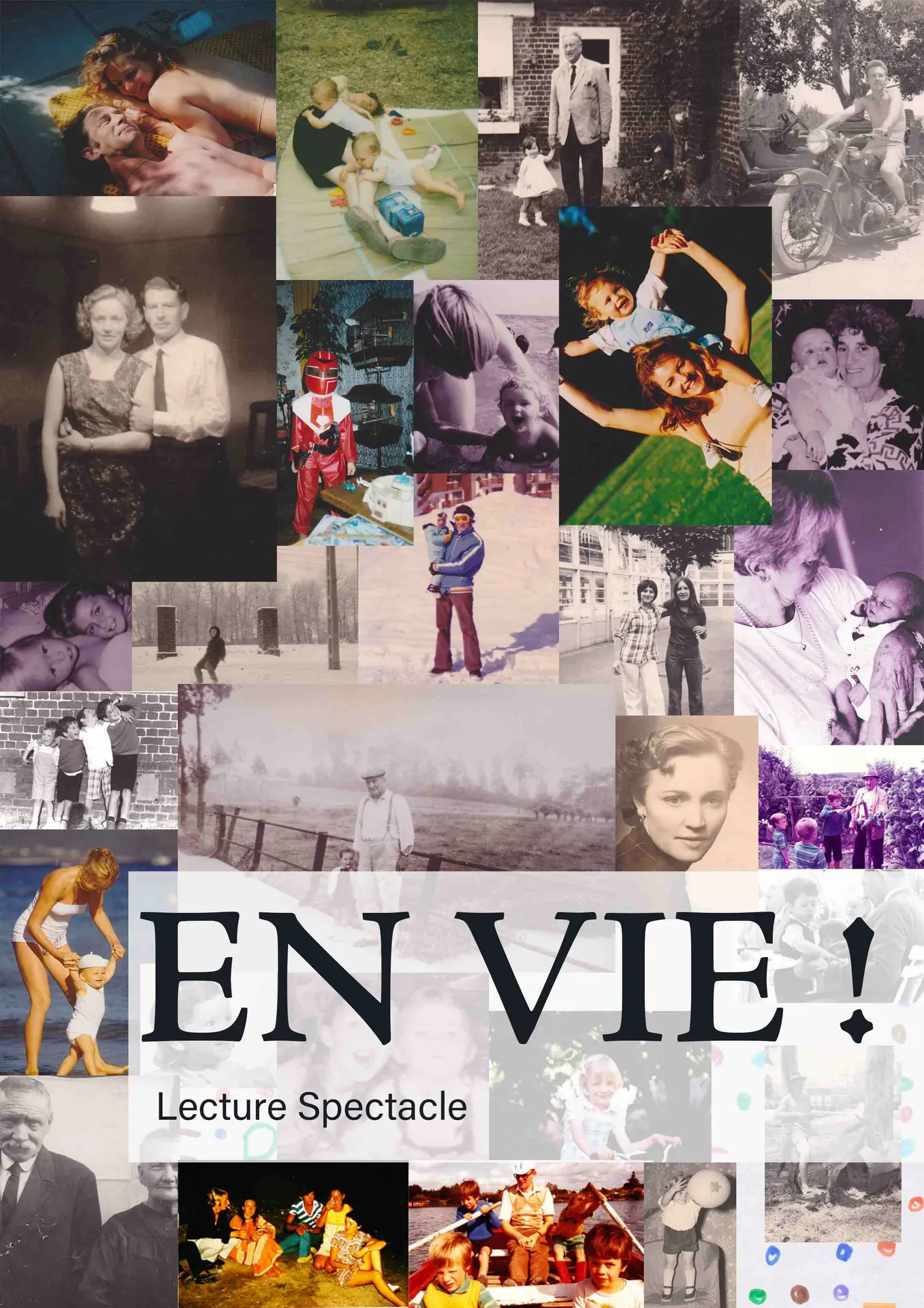 en vie affiche lecture spectacle - Copie