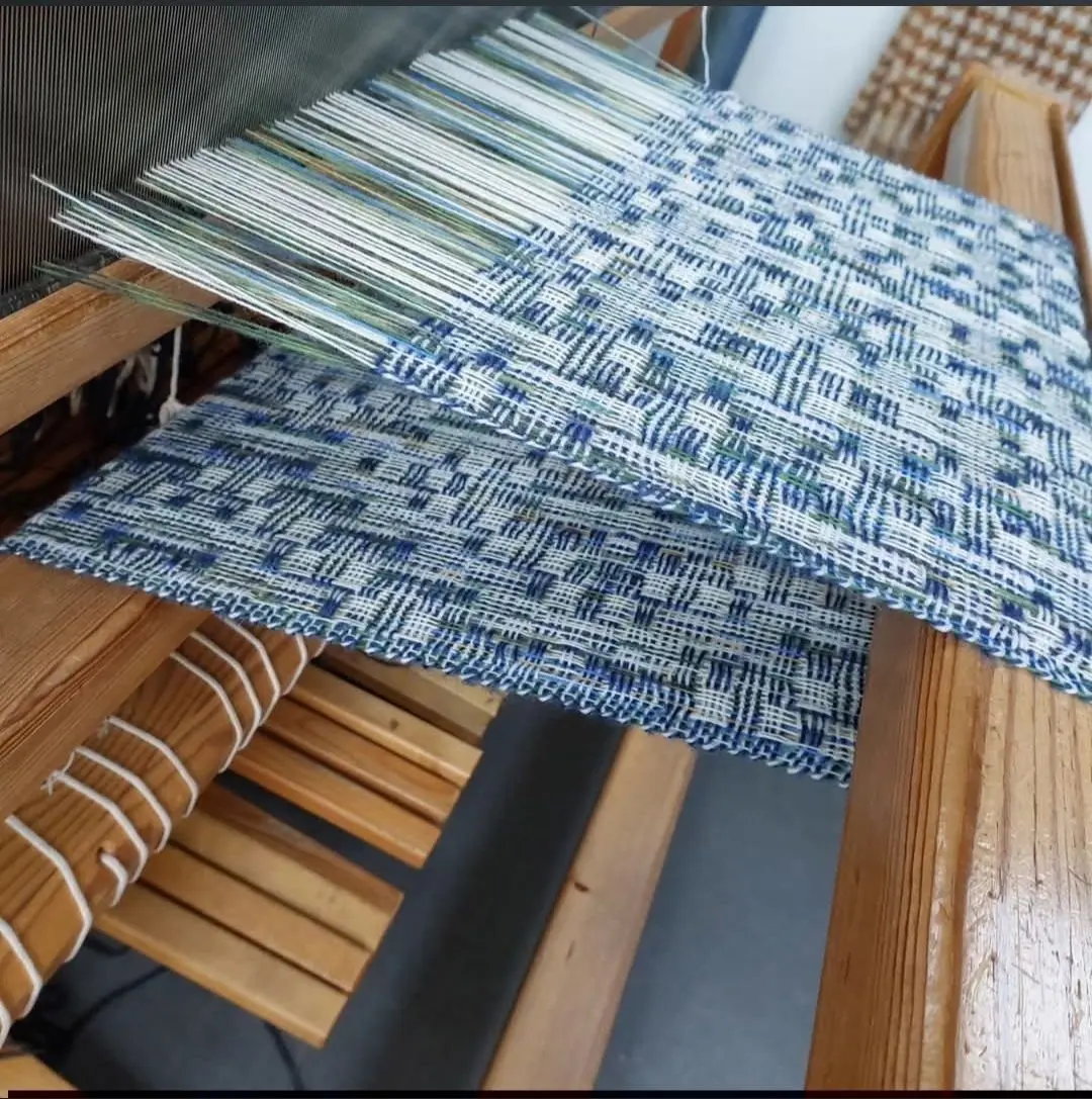 Roubaix Génie textile : visite de l’exposition et de l’atelier de tissage de Danielle Jouen_1