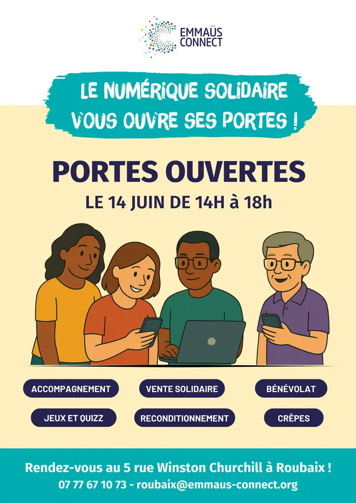 Portes ouvertes Emmaus Connect Roubaix_1