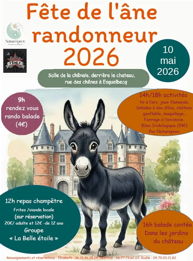 fête de l'ane randonneur Esquelbecq
