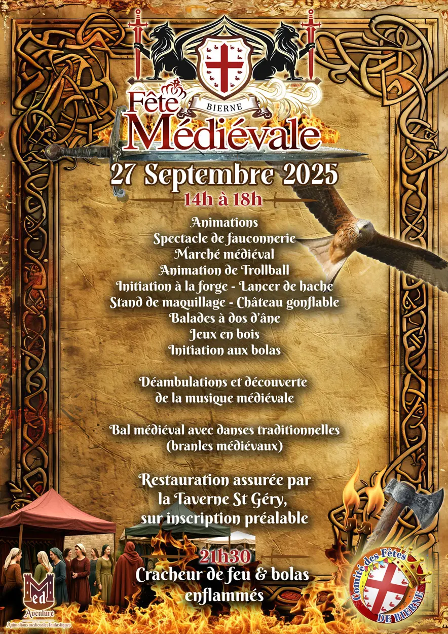 fete médiévale bierne programme