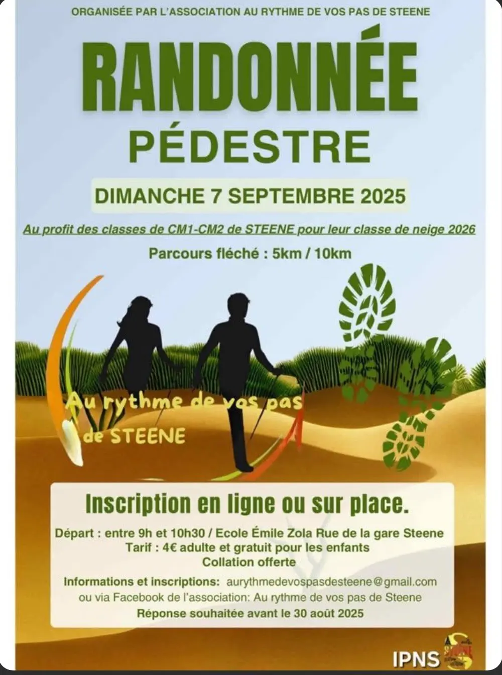 rando pédestre Steene