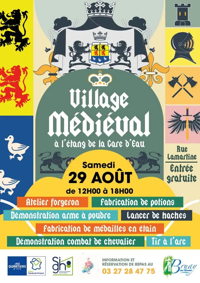 village-medieval-bruay-agenda-valenciennes