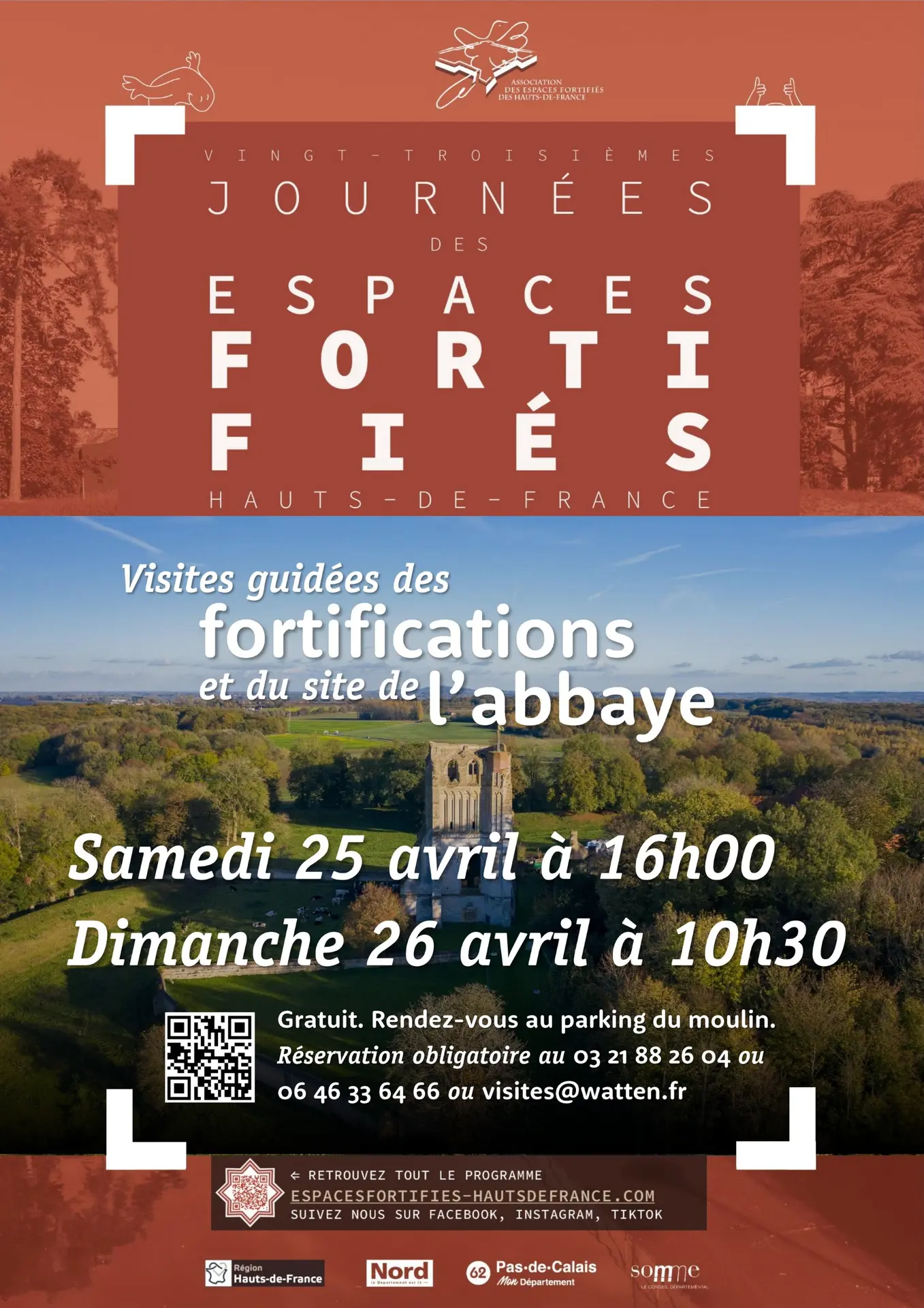 villes fortifiées Watten avril 2026