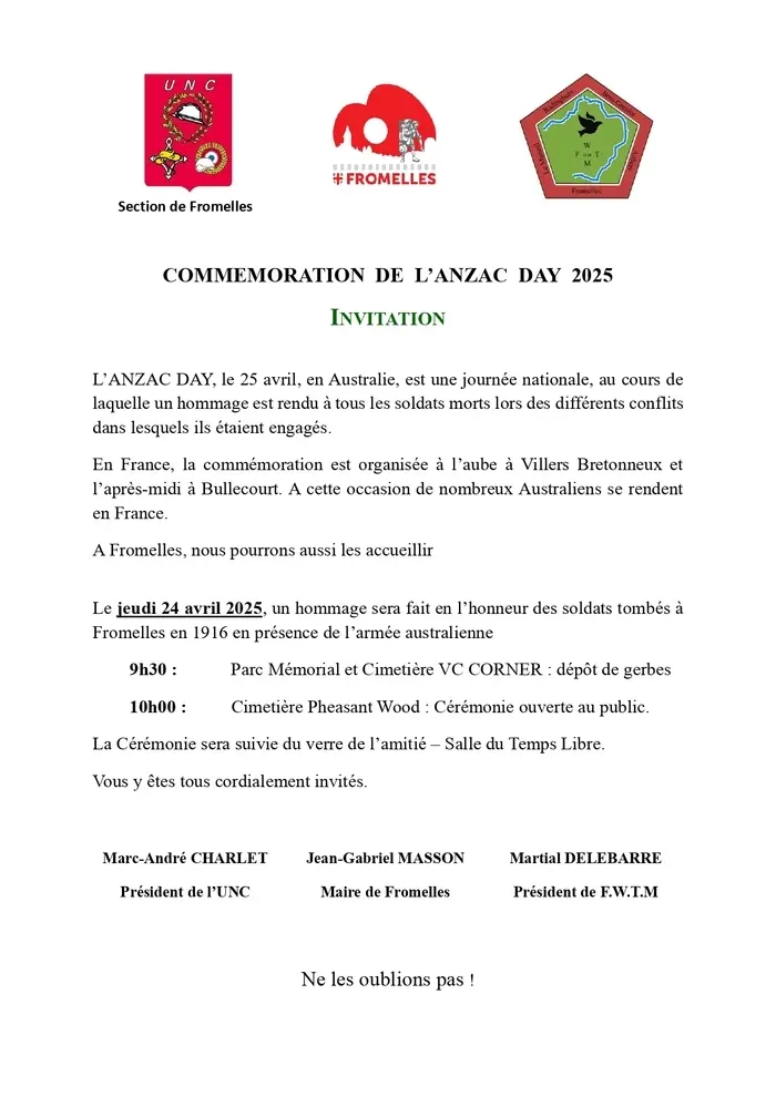 Commémoration de l'Anzac day_1