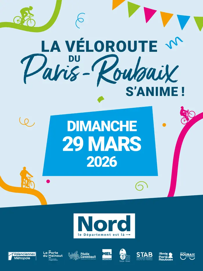 La véloroute du Paris-Roubaix s’anime le 29 mars !