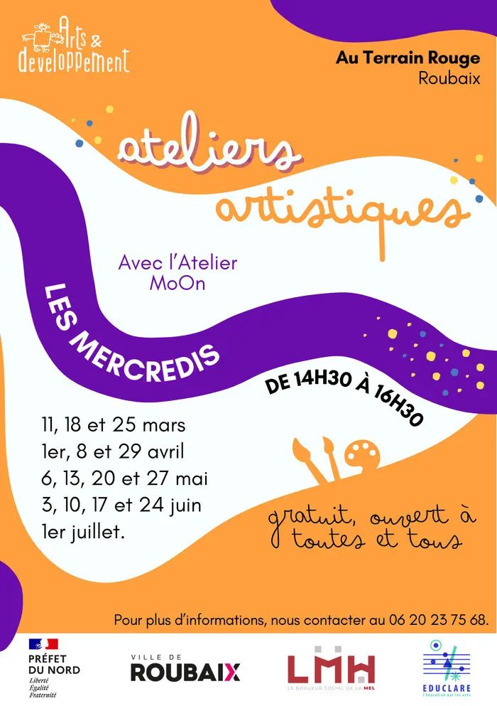 Ateliers artistiques de rue pour les enfants et les familles, avec l'Atelier MoOn !_1