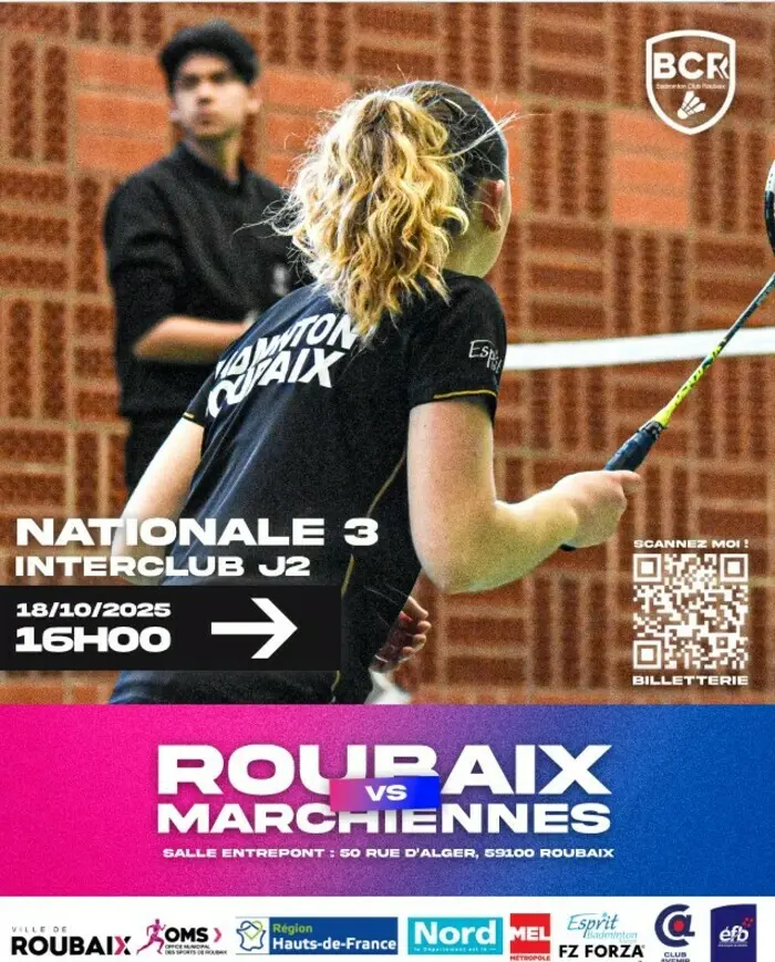 NATIONALE 3 - J2 - ROUBAIX reçoit MARCHIENNES_1